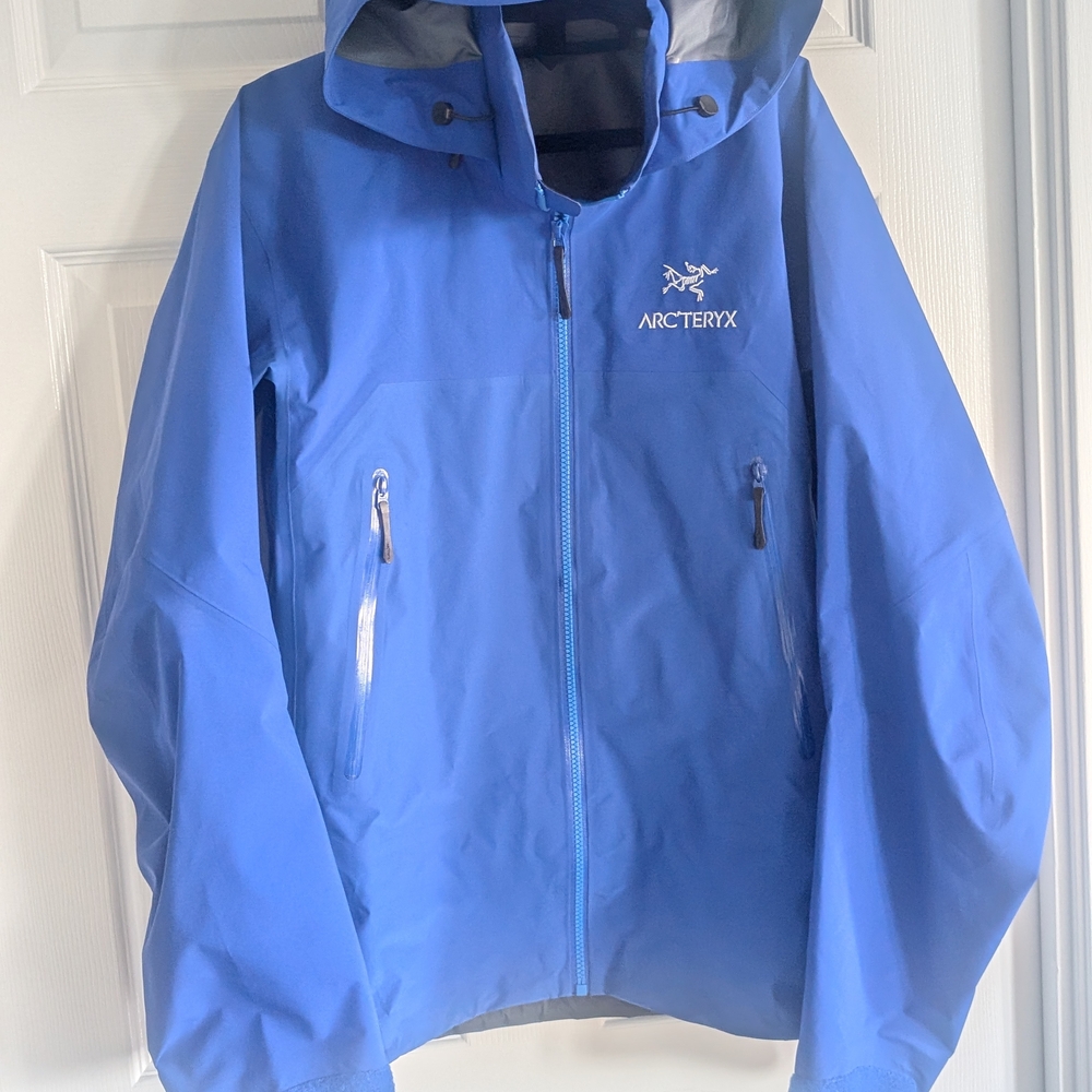 Arc'teryx Beta AR Men's Goretex Recco Blue Hooded Jacket Size S
